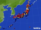 2015年09月27日のアメダス(日照時間)