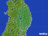 岩手県のアメダス実況(風向・風速)(2015年09月27日)
