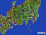 2015年09月28日の関東・甲信地方のアメダス(日照時間)