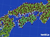 2015年09月28日の四国地方のアメダス(日照時間)