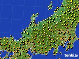 2015年09月28日の北陸地方のアメダス(気温)