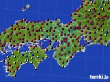 2015年09月29日の近畿地方のアメダス(日照時間)