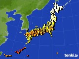 アメダス実況(気温)(2015年09月29日)