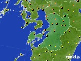 2015年09月29日の熊本県のアメダス(気温)