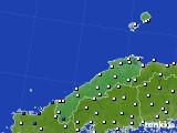 島根県のアメダス実況(風向・風速)(2015年09月29日)