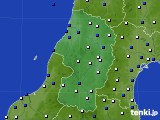 2015年09月29日の山形県のアメダス(風向・風速)