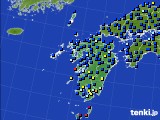 2015年10月01日の九州地方のアメダス(日照時間)