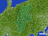 2015年10月01日の長野県のアメダス(気温)