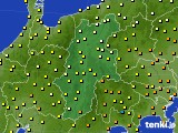 長野県のアメダス実況(気温)(2015年10月02日)