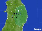 2015年10月03日の岩手県のアメダス(降水量)