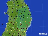 岩手県のアメダス実況(日照時間)(2015年10月03日)