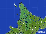 2015年10月03日の道北のアメダス(風向・風速)
