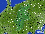 長野県のアメダス実況(風向・風速)(2015年10月03日)