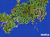 東海地方のアメダス実況(日照時間)(2015年10月04日)