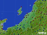 新潟県のアメダス実況(日照時間)(2015年10月04日)