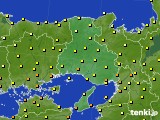兵庫県のアメダス実況(気温)(2015年10月04日)
