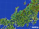 北陸地方のアメダス実況(日照時間)(2015年10月05日)