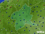 群馬県のアメダス実況(日照時間)(2015年10月05日)