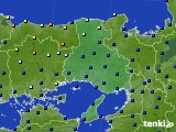 兵庫県のアメダス実況(日照時間)(2015年10月05日)