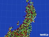 東北地方のアメダス実況(日照時間)(2015年10月06日)