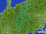 長野県のアメダス実況(風向・風速)(2015年10月06日)