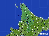 道北のアメダス実況(風向・風速)(2015年10月07日)