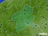群馬県のアメダス実況(風向・風速)(2015年10月07日)