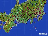 東海地方のアメダス実況(日照時間)(2015年10月08日)