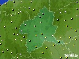 群馬県のアメダス実況(気温)(2015年10月08日)