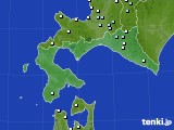 道南のアメダス実況(降水量)(2015年10月09日)