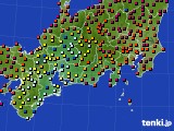 東海地方のアメダス実況(日照時間)(2015年10月09日)