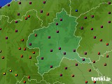 群馬県のアメダス実況(日照時間)(2015年10月09日)