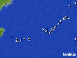沖縄地方のアメダス実況(風向・風速)(2015年10月09日)