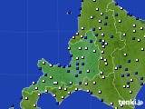 道央のアメダス実況(風向・風速)(2015年10月09日)