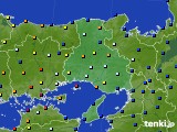 兵庫県のアメダス実況(日照時間)(2015年10月11日)