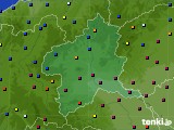 群馬県のアメダス実況(日照時間)(2015年10月12日)