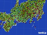 東海地方のアメダス実況(日照時間)(2015年10月13日)