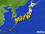 2015年10月15日のアメダス(気温)