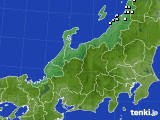 北陸地方のアメダス実況(降水量)(2015年10月20日)