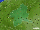 群馬県のアメダス実況(気温)(2015年10月20日)