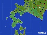 道南のアメダス実況(日照時間)(2015年10月21日)