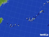 2015年10月23日の沖縄地方のアメダス(風向・風速)