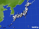 アメダス実況(風向・風速)(2015年10月24日)