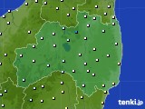 2015年10月25日の福島県のアメダス(気温)