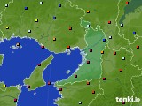 大阪府のアメダス実況(日照時間)(2015年10月29日)