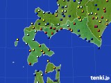 2015年10月29日の道南のアメダス(日照時間)