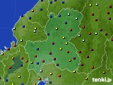 岐阜県のアメダス実況(日照時間)(2015年10月31日)