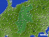 2015年10月31日の長野県のアメダス(気温)