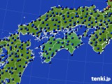 四国地方のアメダス実況(日照時間)(2015年11月01日)