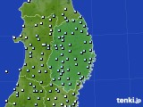 岩手県のアメダス実況(降水量)(2015年11月02日)